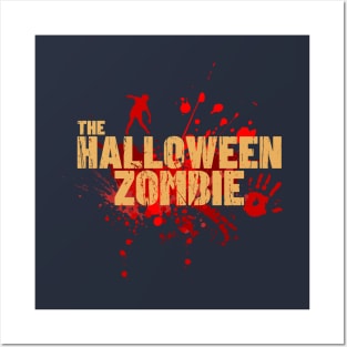 The Halloween Zombie Blood Posters and Art